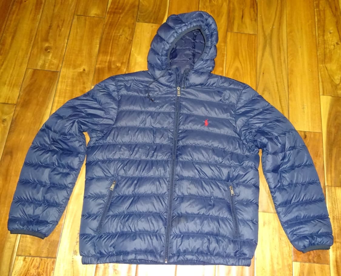 폴로 랄프로렌 마이크로 패킹 후드 다운 점퍼 네이비 상품이미지1