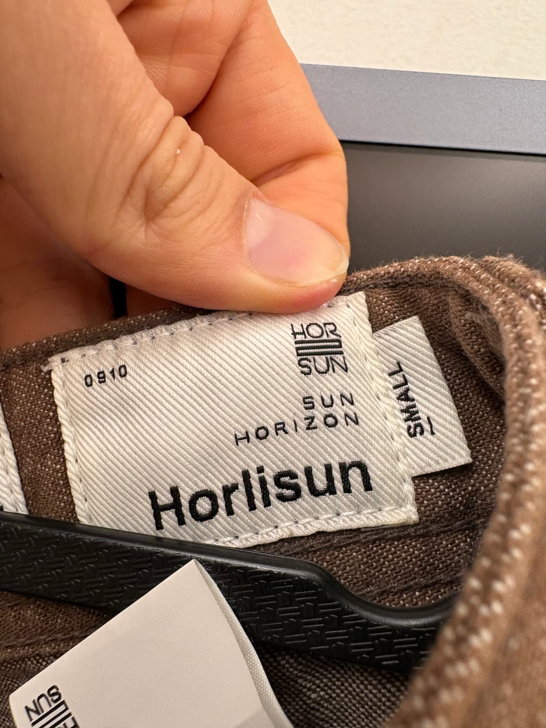 홀리선 브라운데님팬츠 s사이즈 상품이미지3