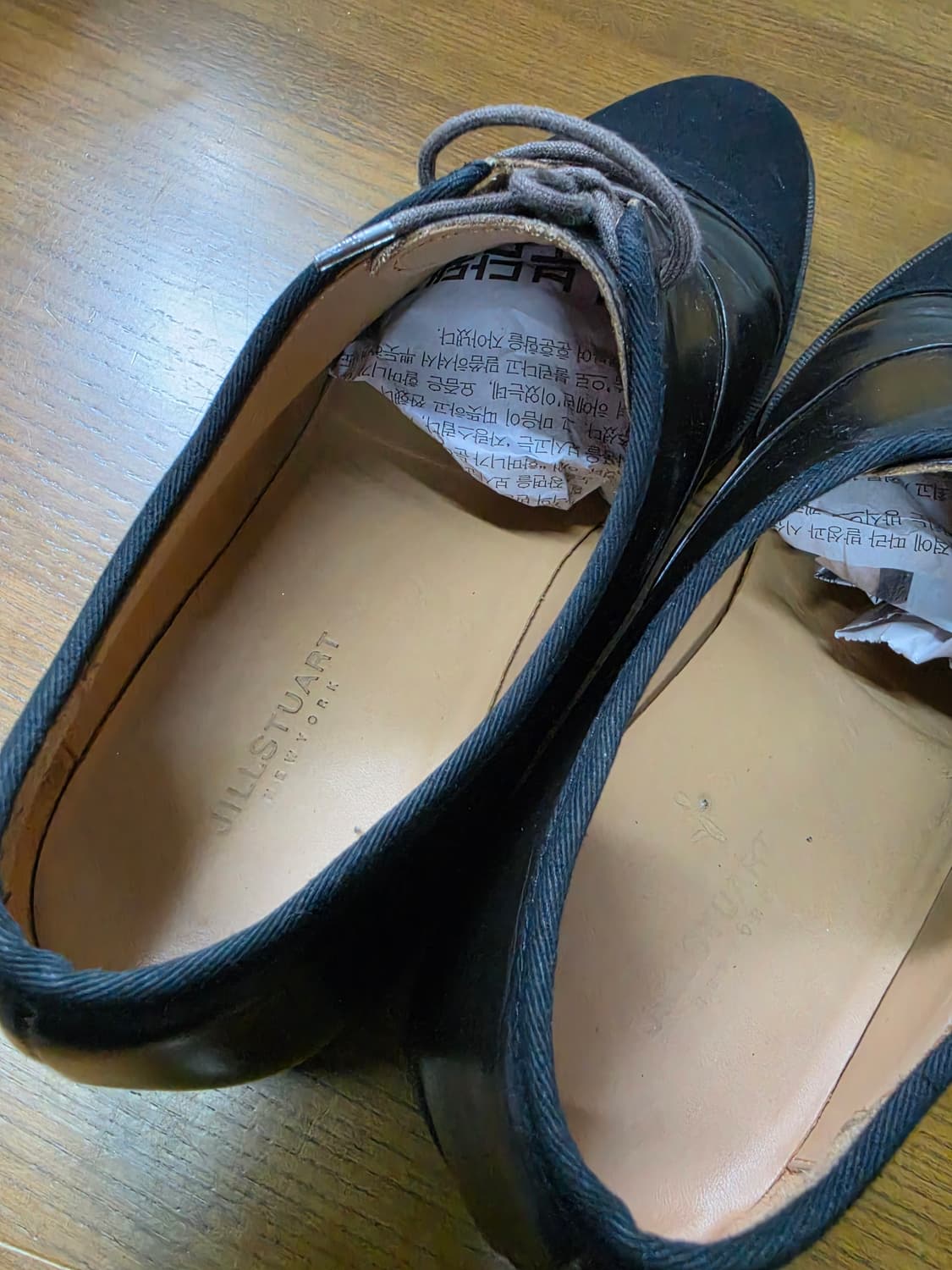 질스튜어트 더비슈즈 블랙 구두 상품이미지6