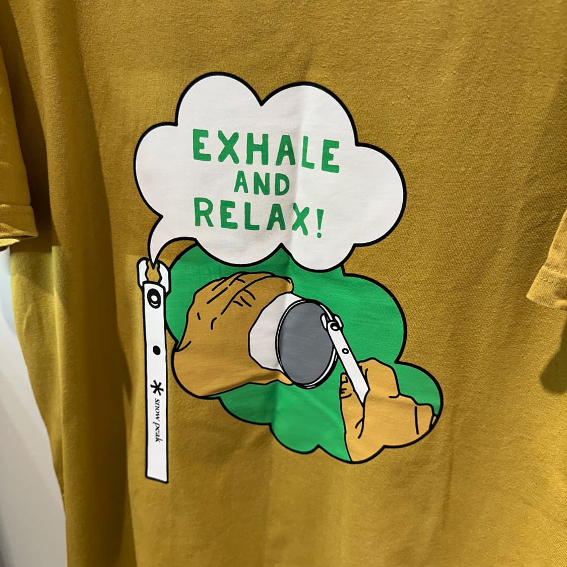 SNOW PEAK EXHALE&RELAX TEE 상품이미지4