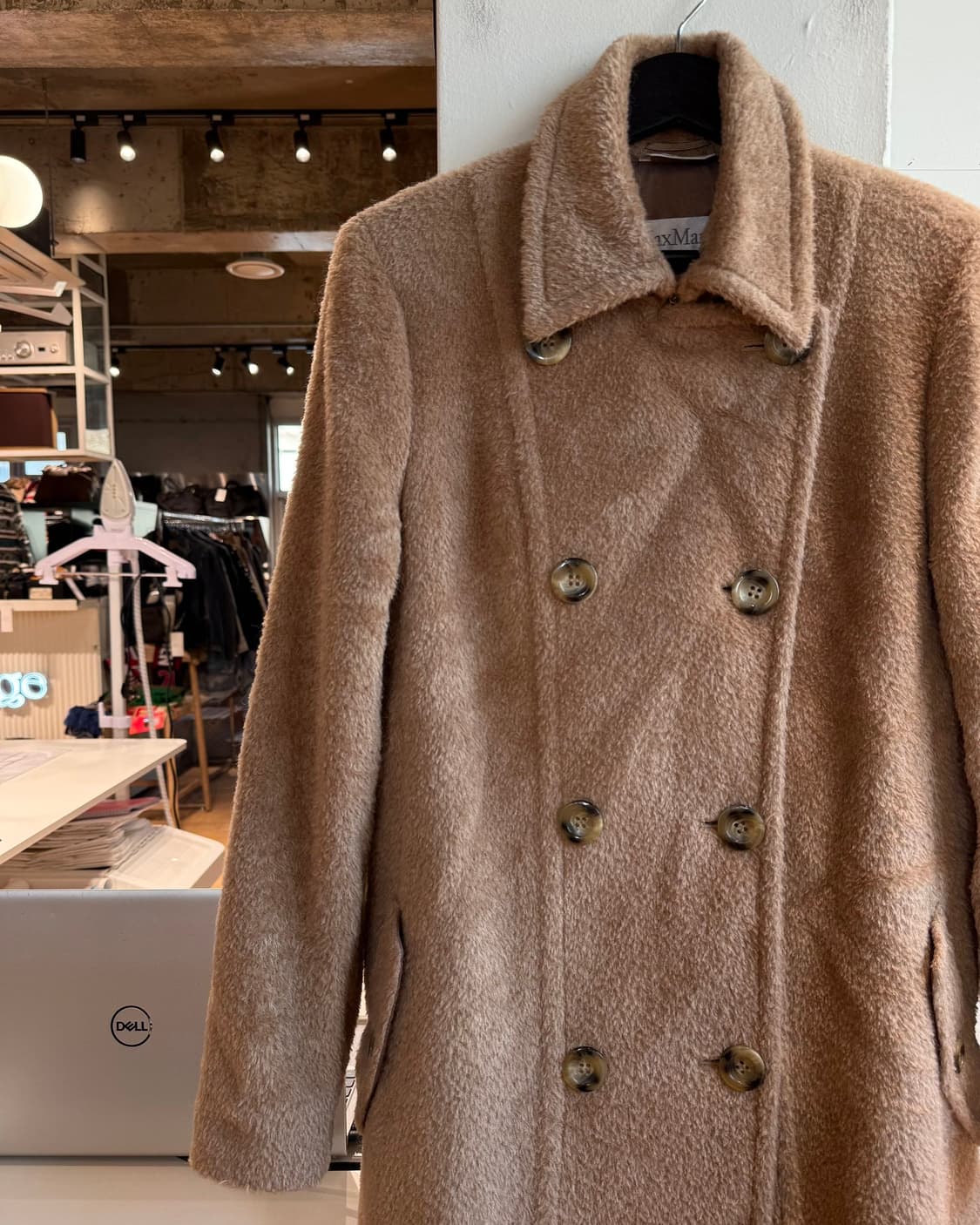 막스마라 브라운 테디 베어 더블 코트  상품이미지4