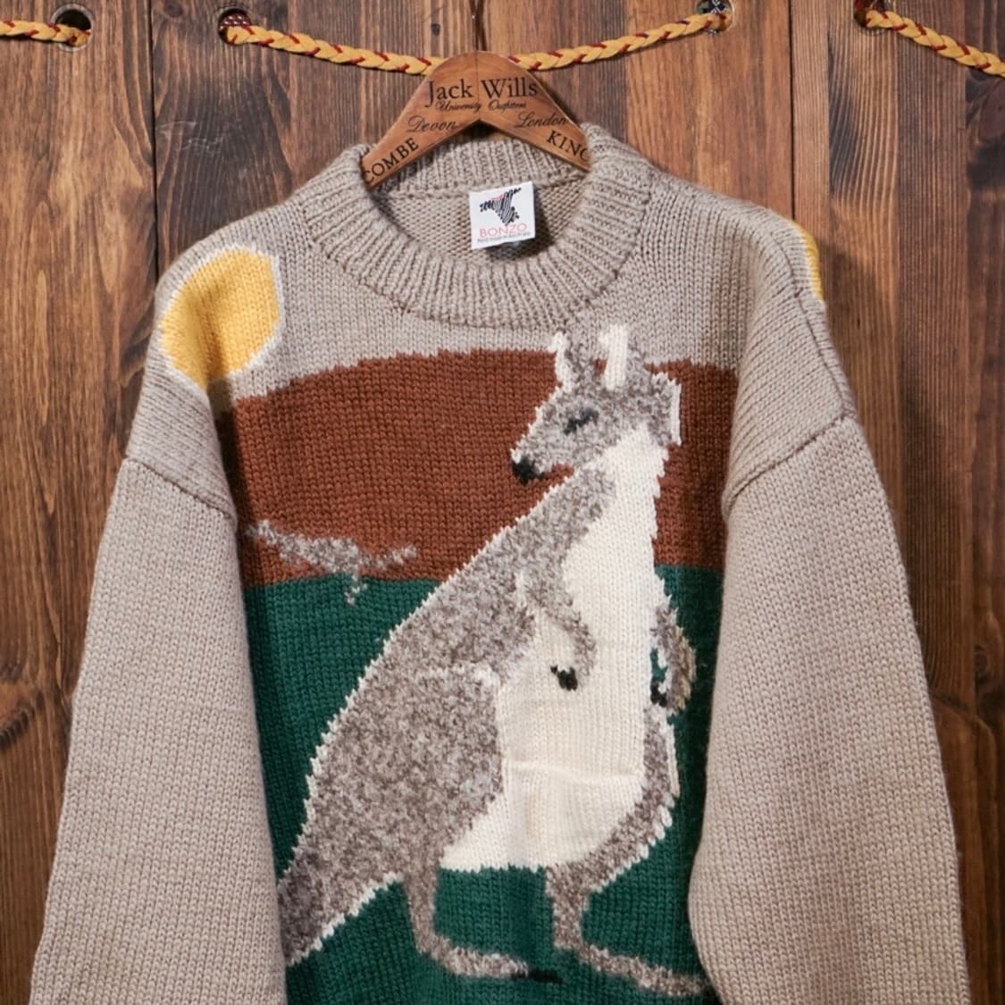 Bonzo 핸드메이드 캥거루 포켓 니트 상품이미지2