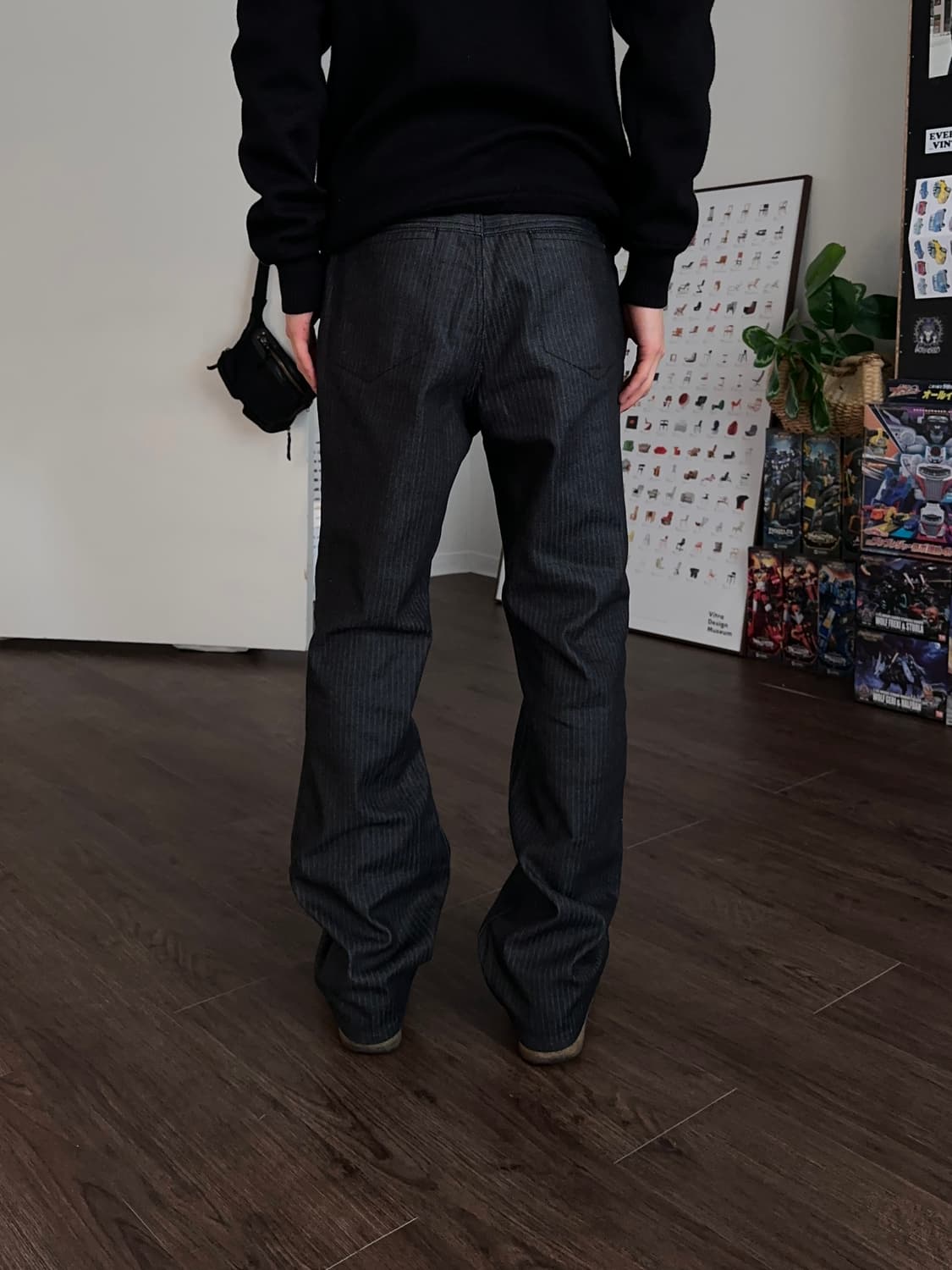 Jun Men 스트라이프 루지 트라우저 상품이미지3