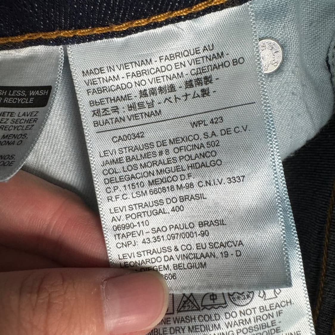 LEVI STRAUSS & CO 511 데님팬츠 W30 L34 상품이미지5