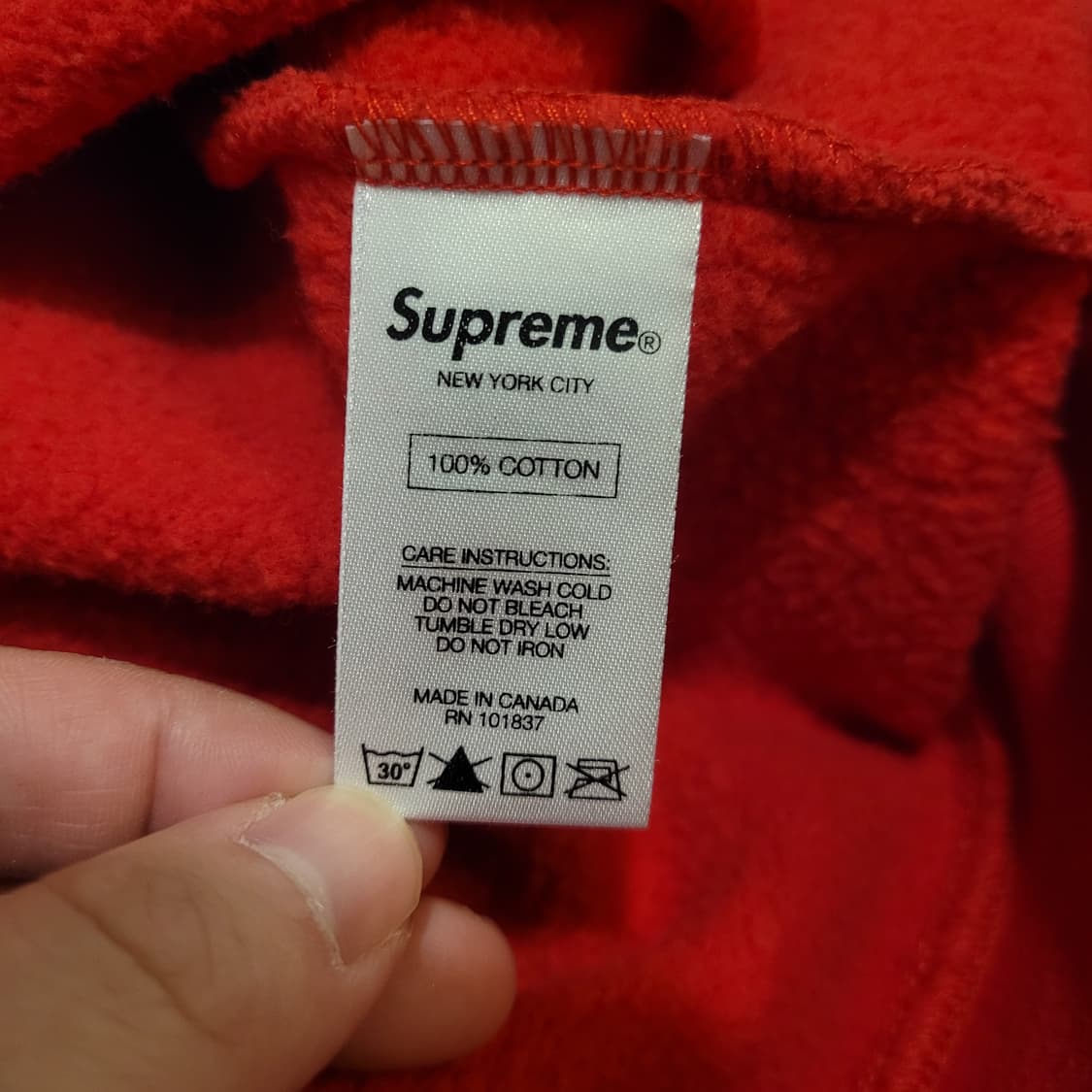 슈프림 풀오버 후드티 XL 상품이미지8