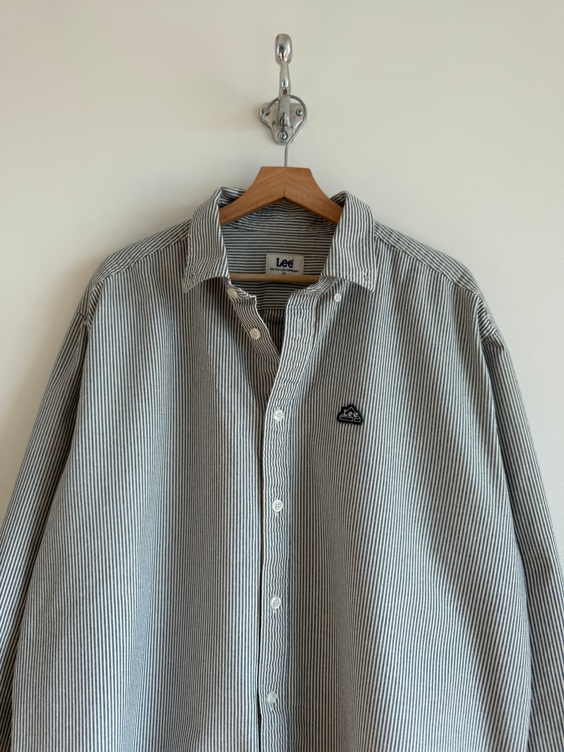 Lee 핀스트라이프 헤비코튼 셔츠 상품이미지2