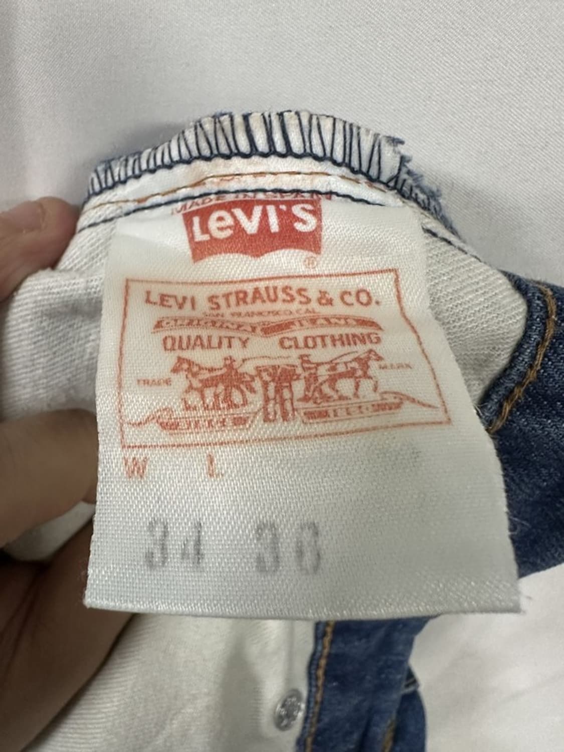 [W34L36] LEVI'S 리바이스629 80s 오렌지탭 빈티지 상품이미지8
