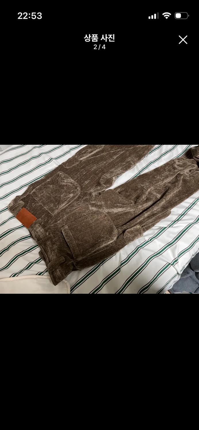 웨슬리휴스톤 카고 벨벳팬츠 상품이미지4