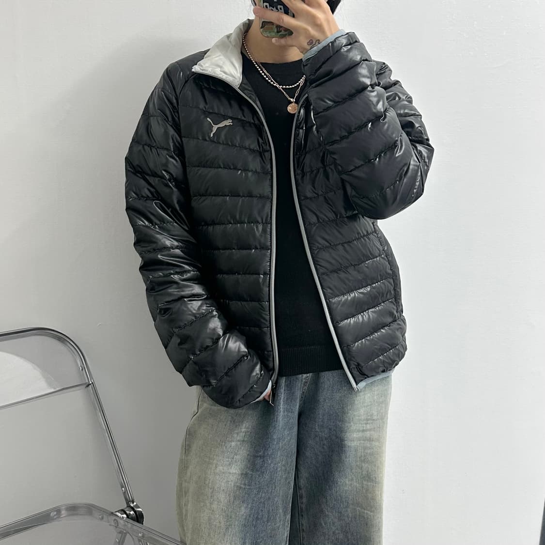 푸마 puma 다운 경량 패딩 일본판 상품이미지3