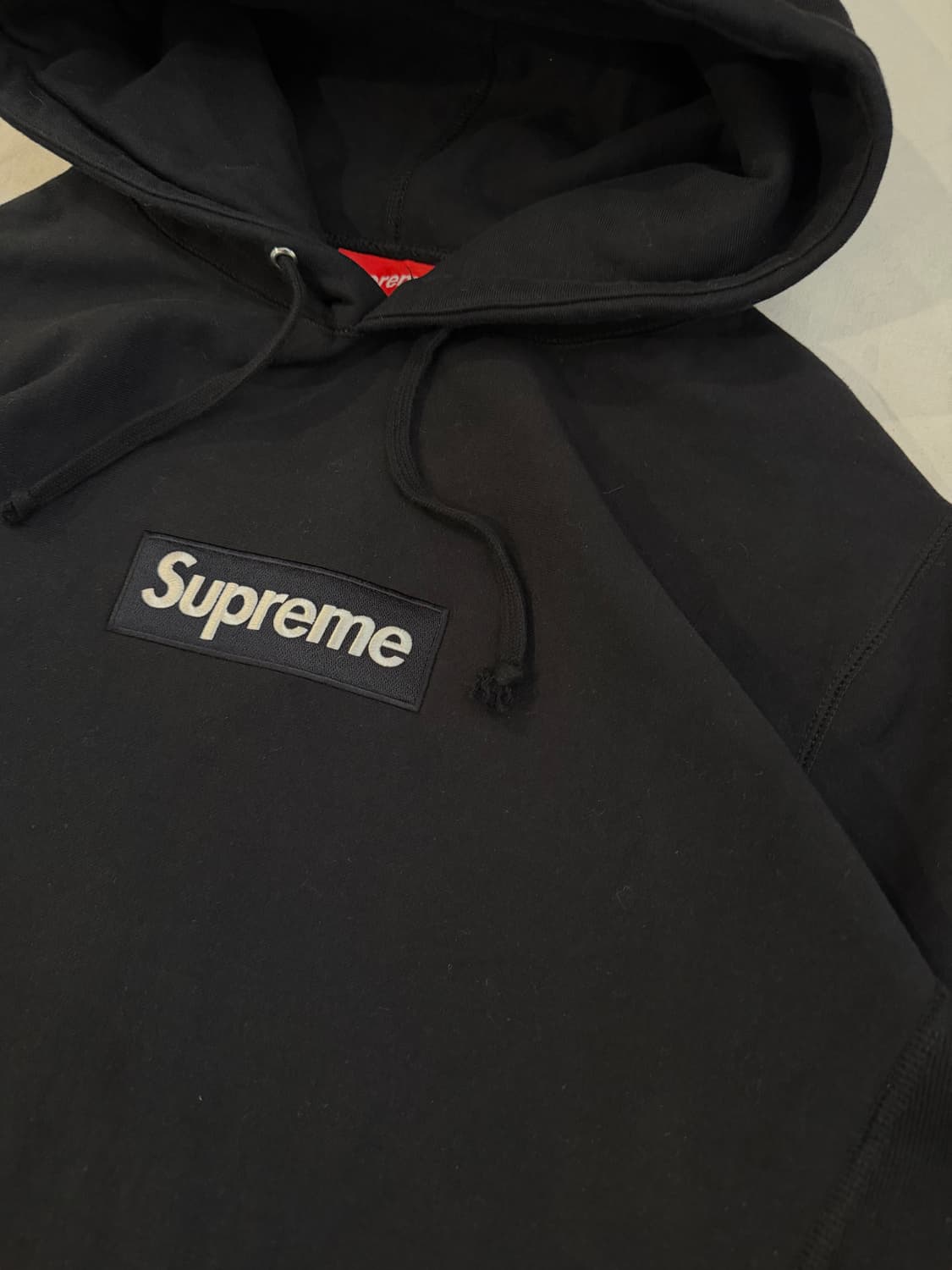 슈프림 박스로고 후드티 블랙 상품이미지2