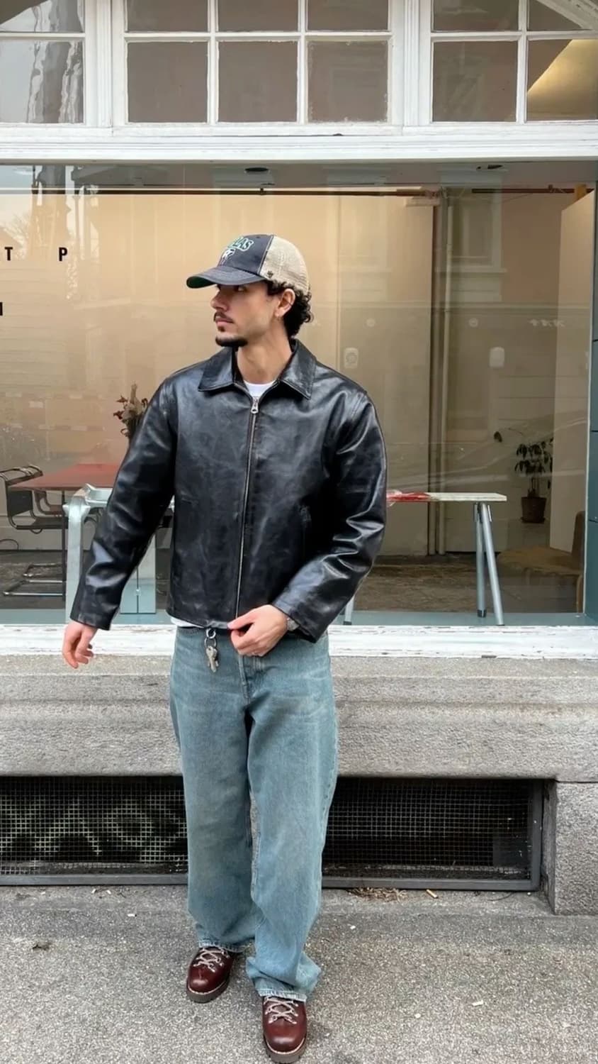 아워레가시 미니 레더 자켓(50) 상품이미지2