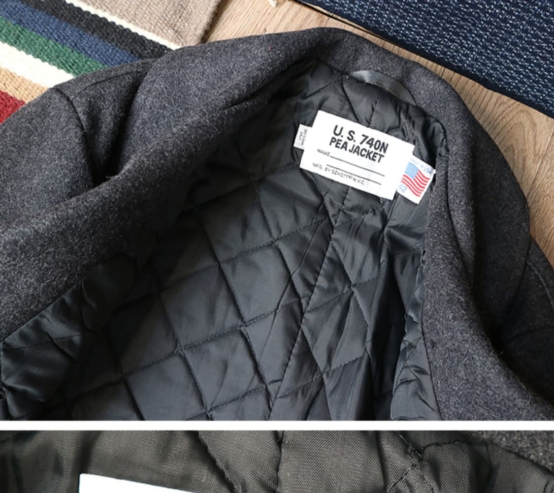 
미국산 SCHOTT 쇼트 740N 10버튼 해군 더블 피코트
최상컨디션 상품이미지9