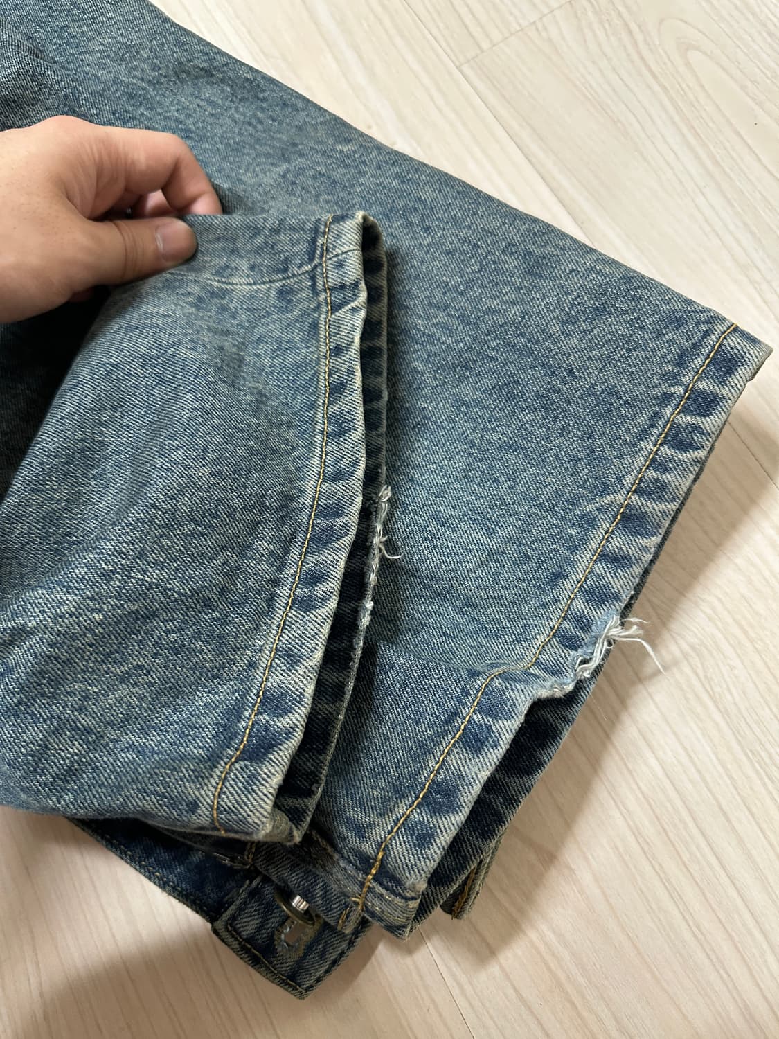 [3] 해칭룸 커브진 빈티지 블루 상품이미지4