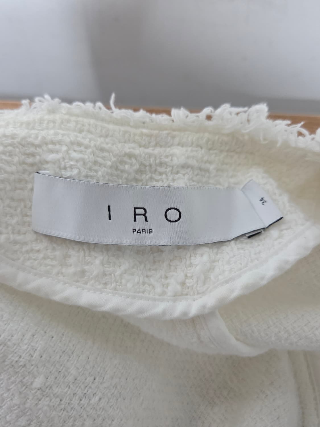 (정품) [이로] 아그네트 프린지 코튼 트위드 자켓 | 00112 상품이미지3