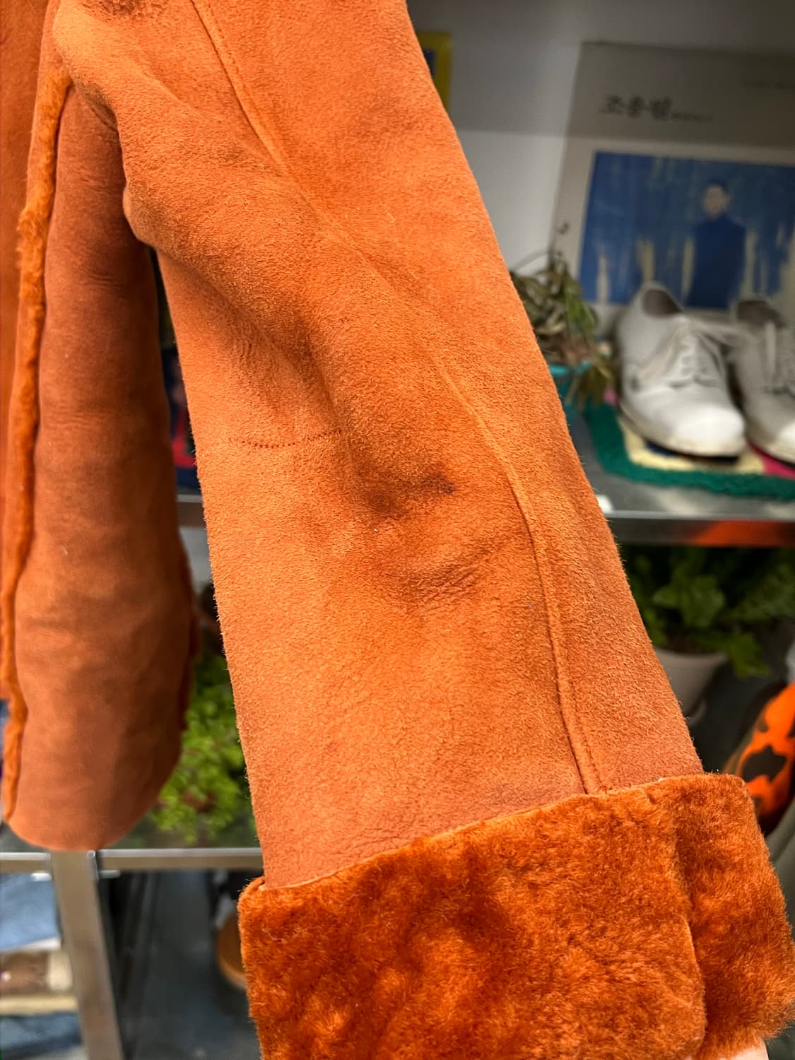 Vintage Brown Shearling Jacket   상품이미지7