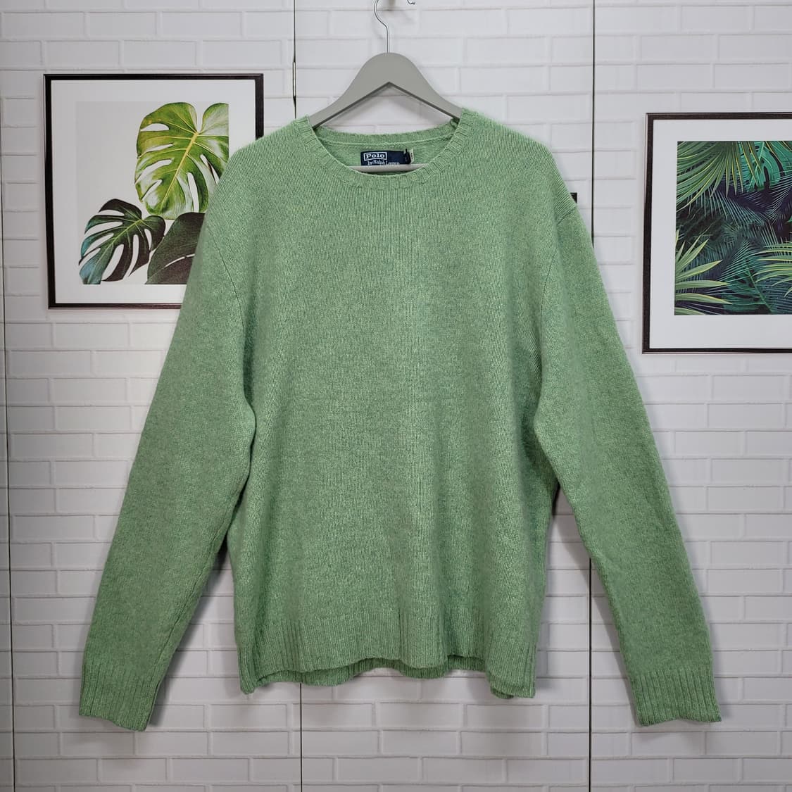 폴로랄프로렌 QR 인증 캐시미어 긴팔 니트 스웨터 XL 거의새옷 상품이미지1