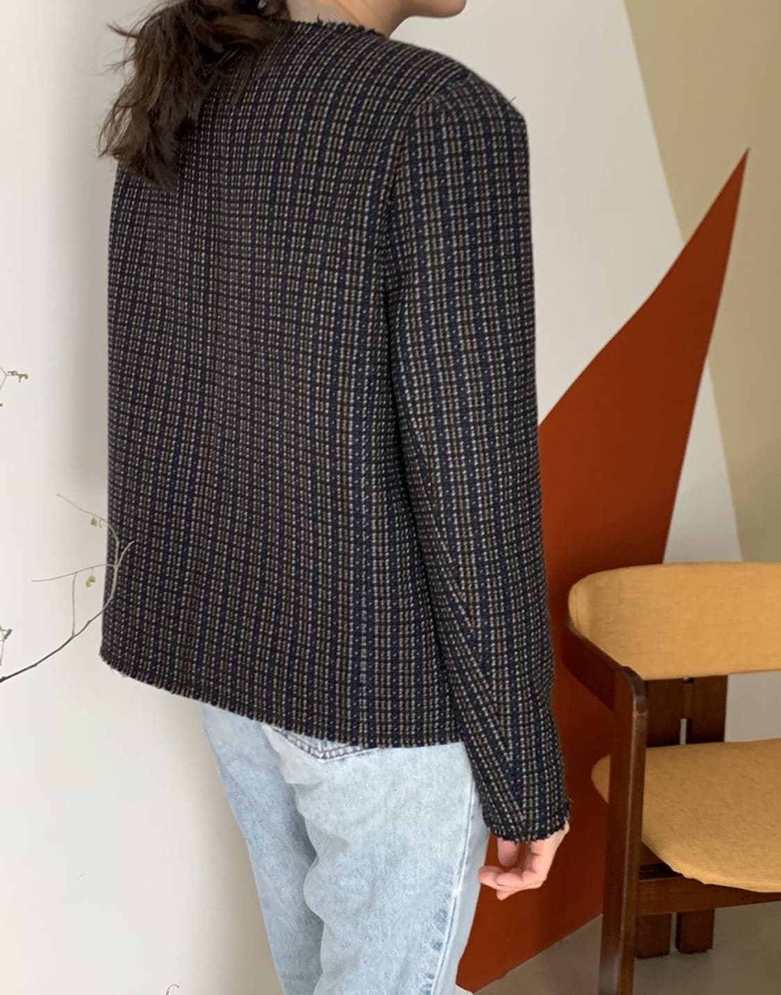 쎄모먼 매지컬 트위드 자켓  상품이미지4