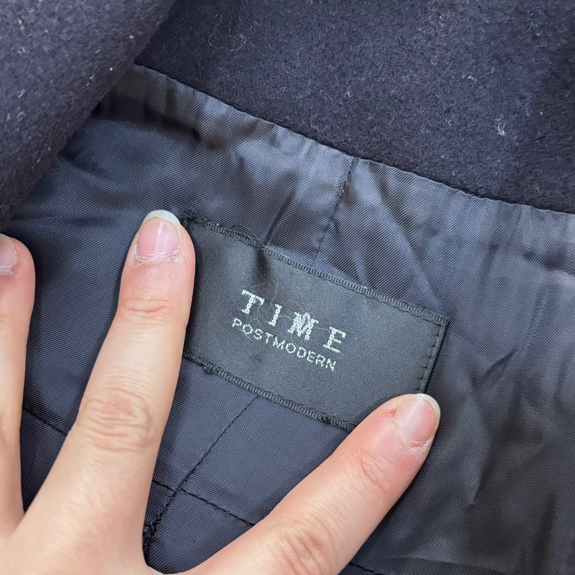 82-94 한섬타임 울캐시미어 코트 0316E 상품이미지3