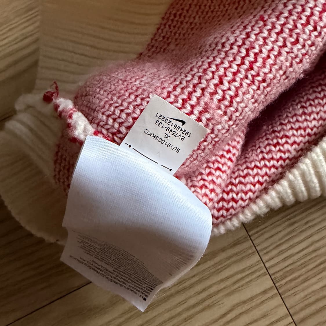 슈프림X나이키 니트 XL 판매 상품이미지7