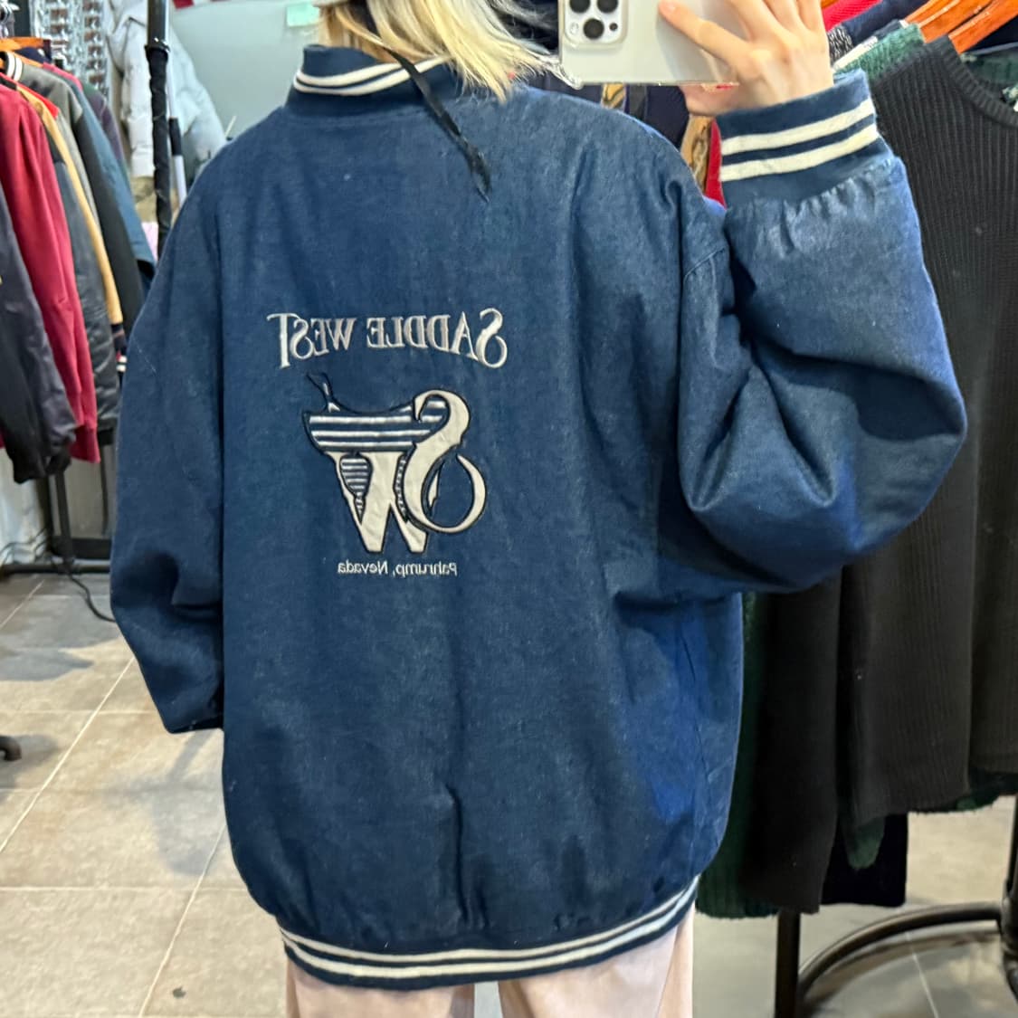 [NO.9] VTG 데님 바시티 자켓 상품이미지5