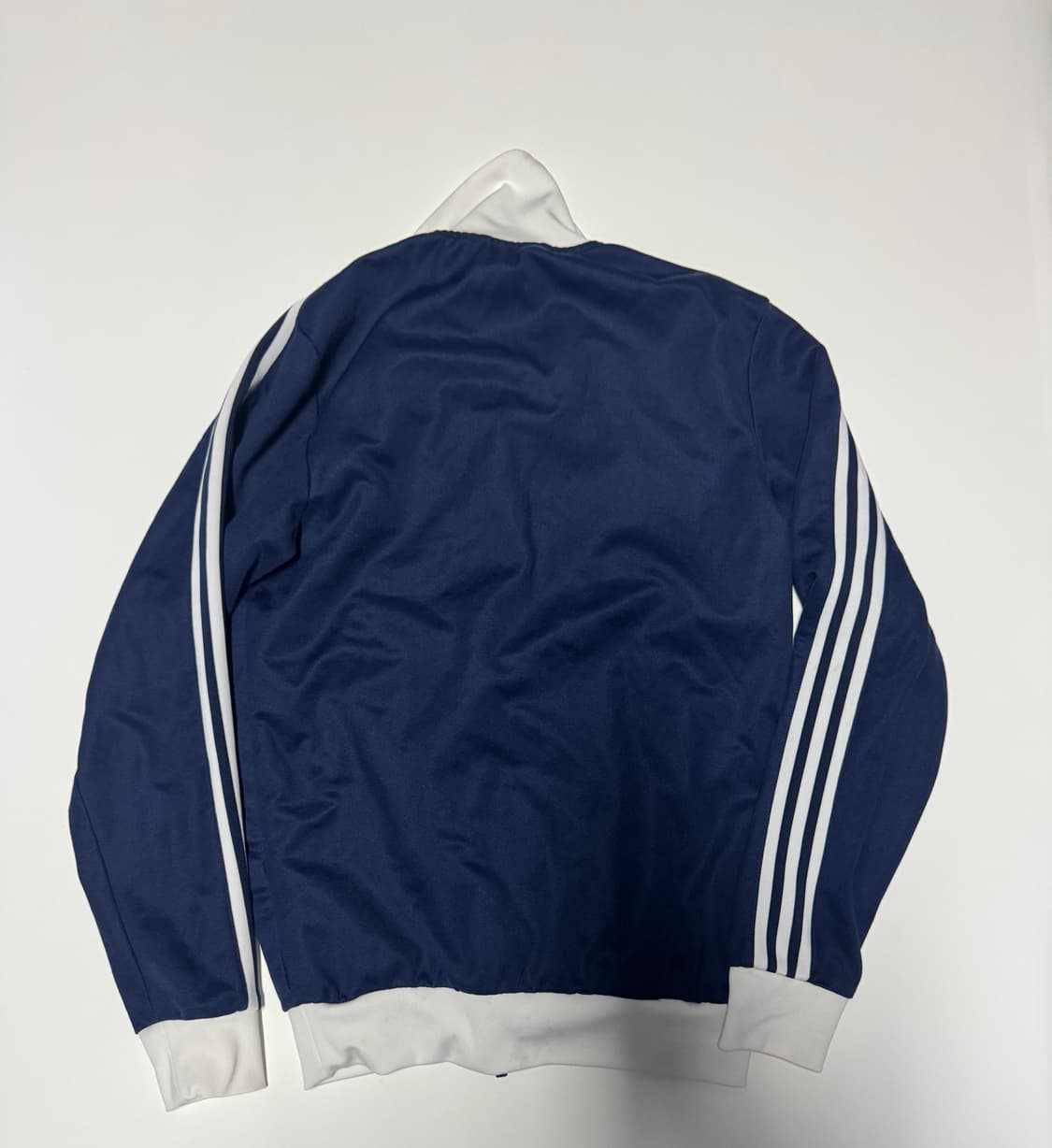 정품! 공용 아디다스 24년도 베켄바우어 트랙탑 져지 M 네이비 상품이미지2