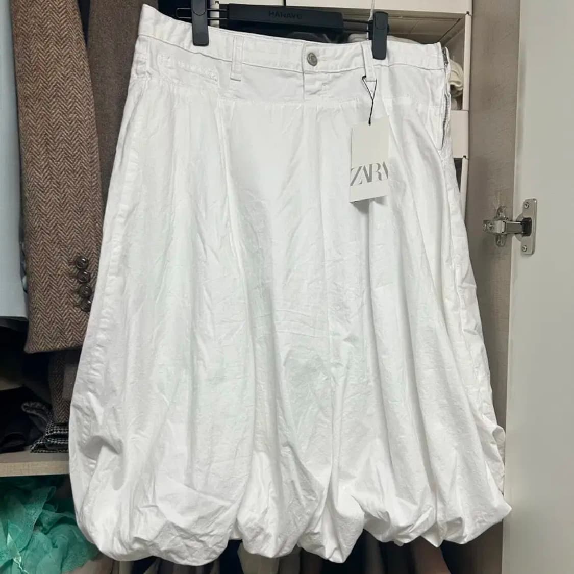 77사이즈 L사이즈) 자라 벌룬 미디 스커트 상품이미지4