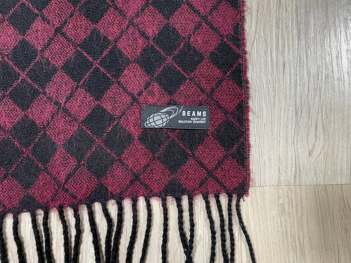 빔즈 아가일 체크 머플러(일본제)RRL&LVC&폴로 상품이미지2