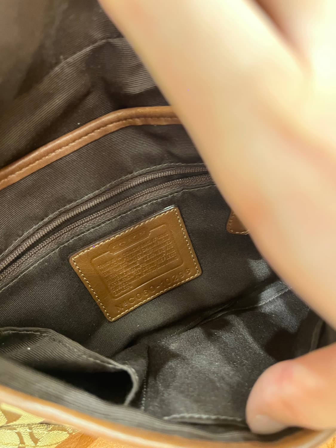 Coach brown basic bag 상품이미지8