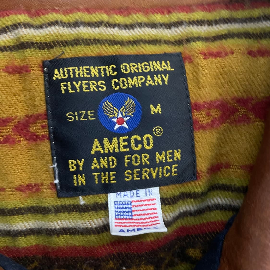 아메코 Ameco 플라잉 자켓 네이비 상품이미지4