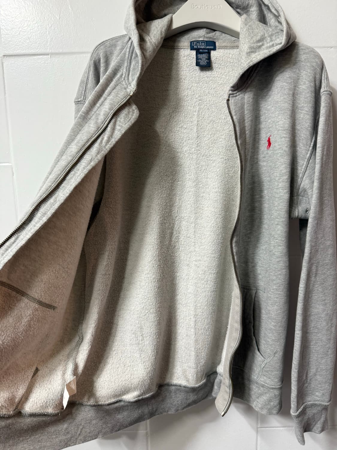 폴로 랄프로렌 기모 후드집업 상품이미지5