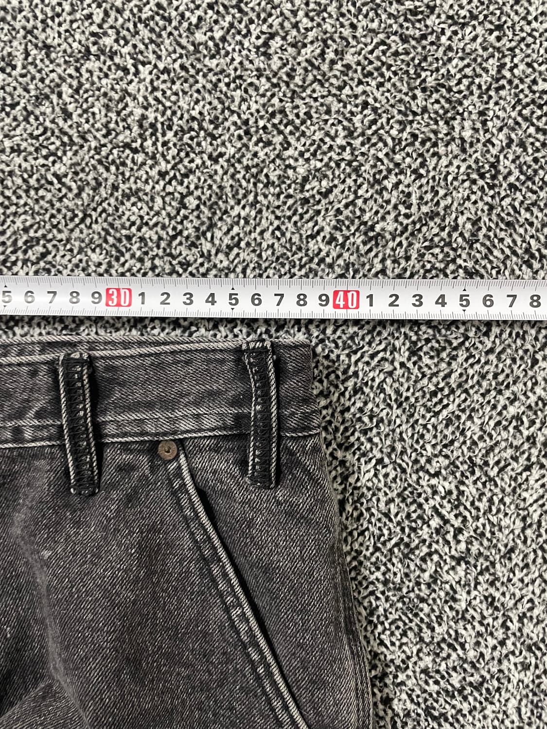 빈티지9. 앤더슨벨 카펜터 더블니 데님 팬츠 청바지 흑청 상품이미지5