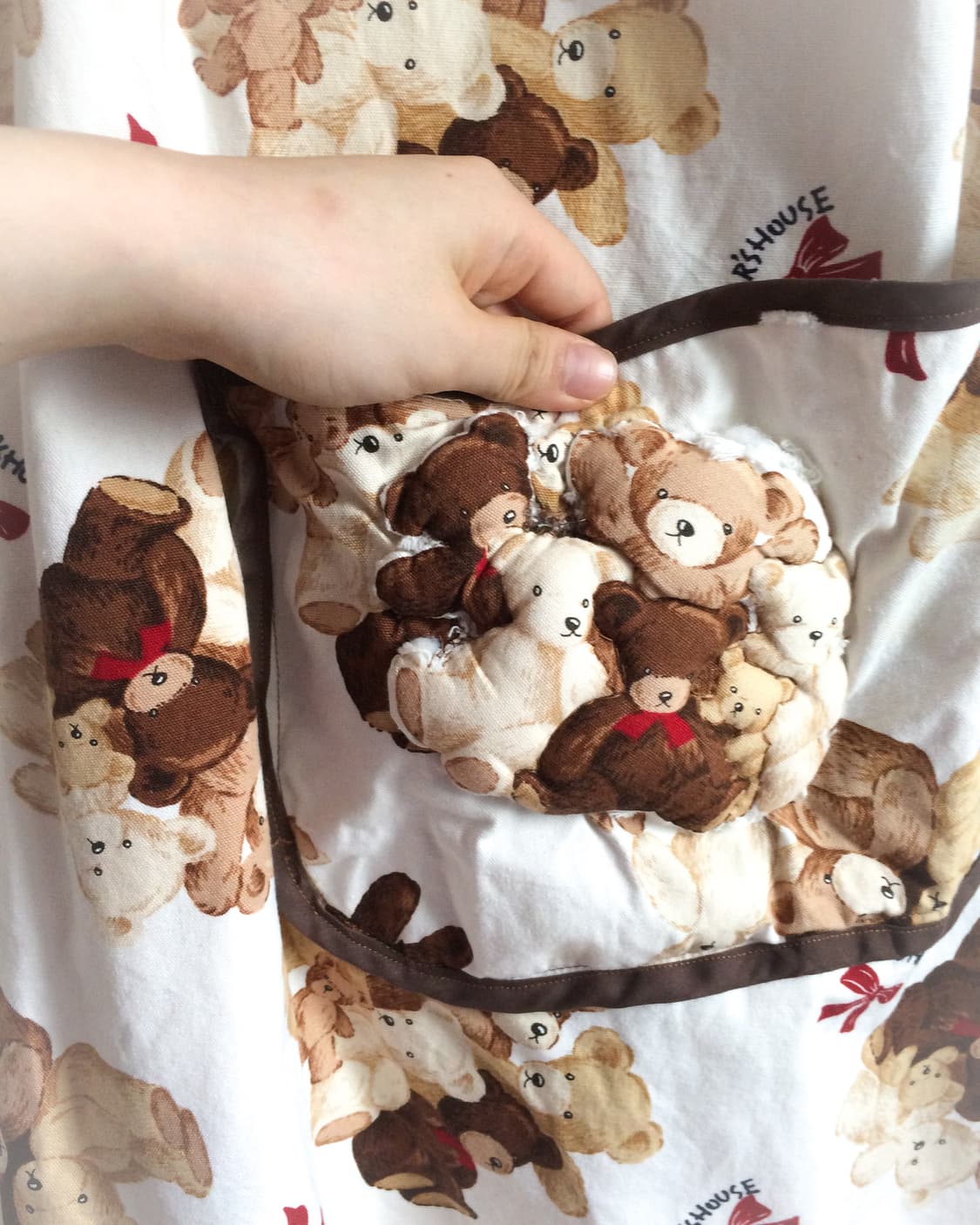 Bear pattern apron 상품이미지4