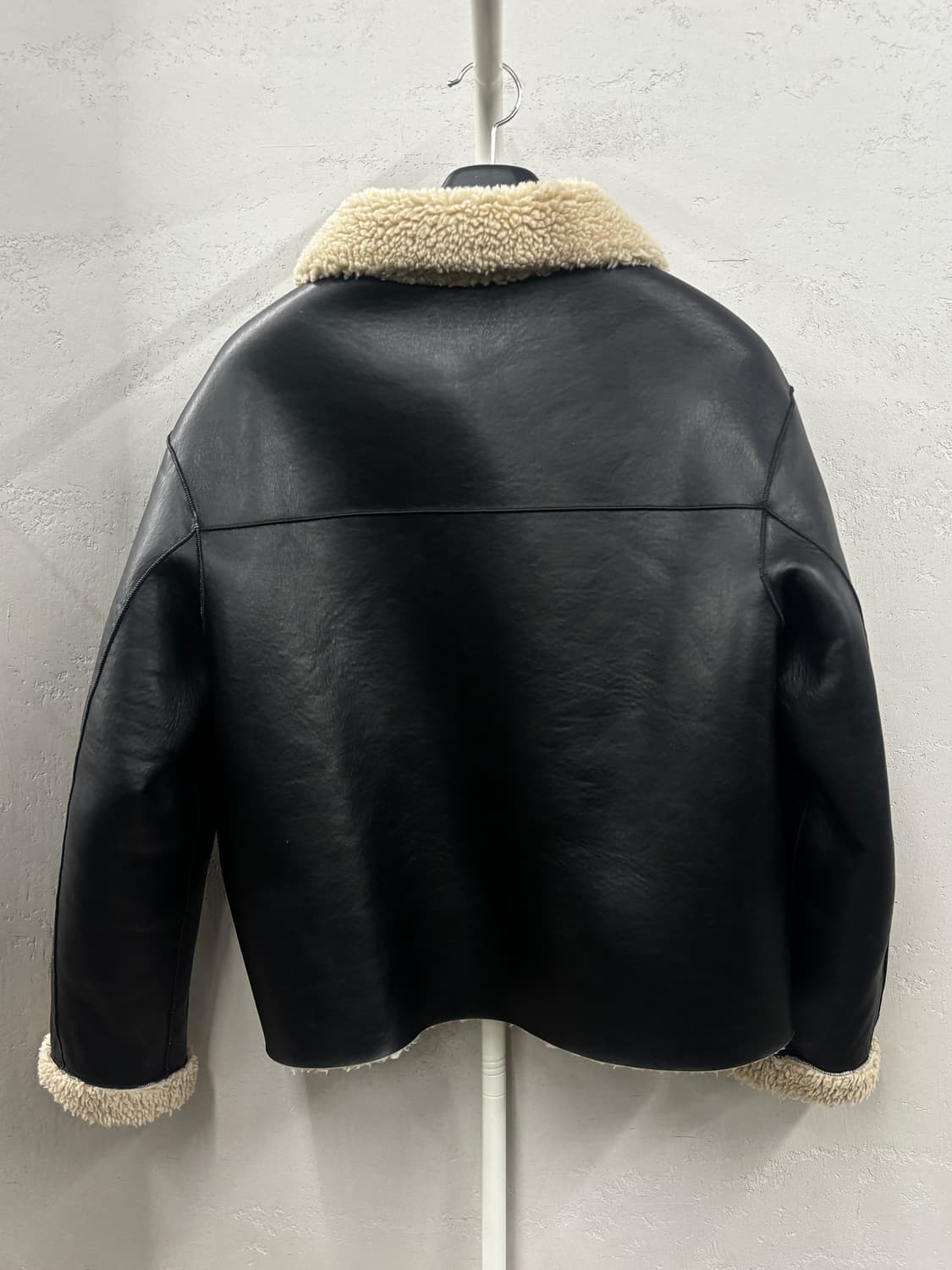 파사드패턴 리버시블 무스탕 자켓 상품이미지4