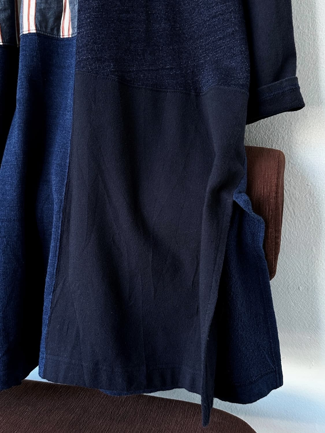 Rework design panel cotton sweat dress t 상품이미지8