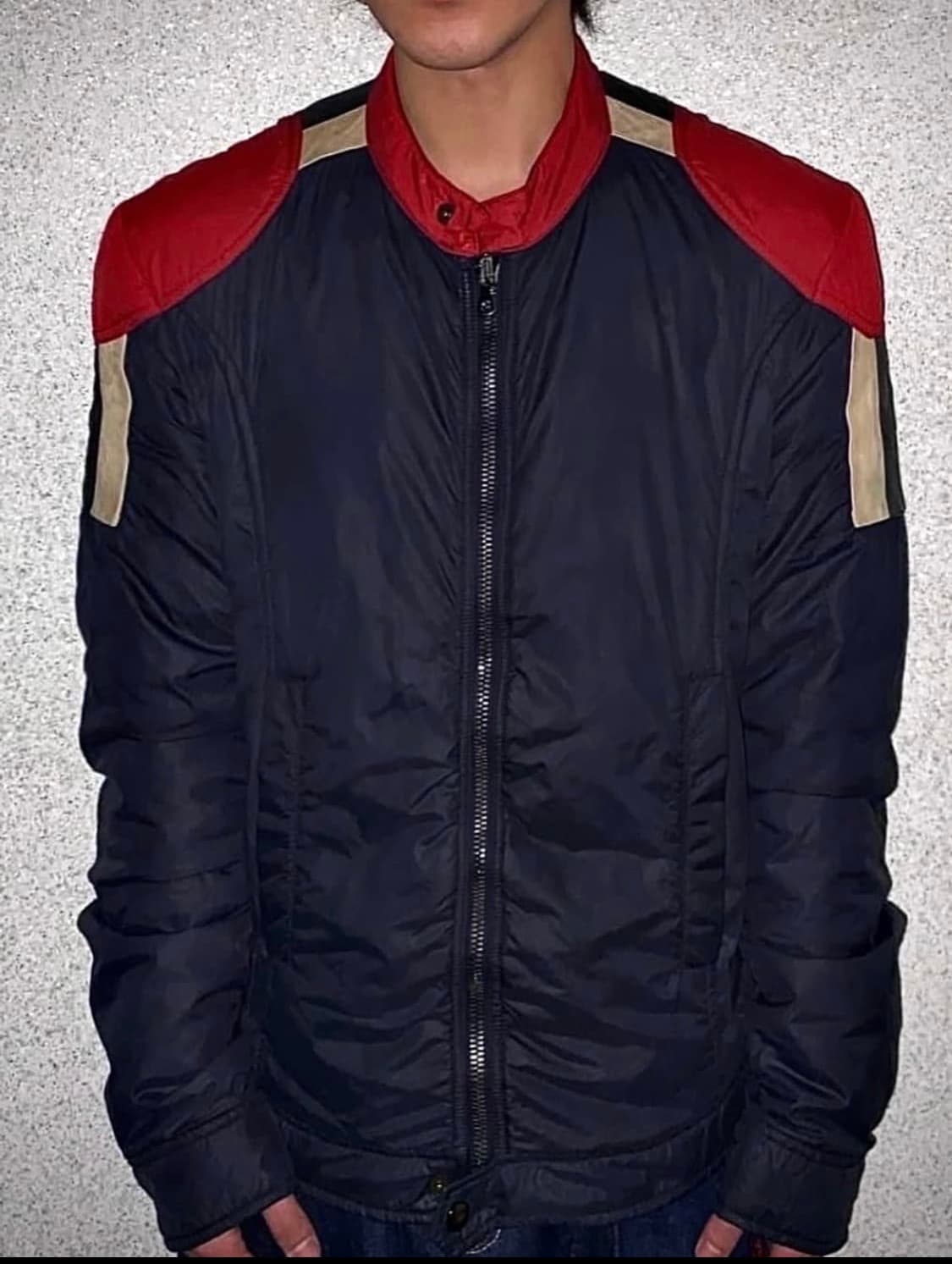 Dolce & Gabbana 00s Learher Patch jacket 상품이미지1