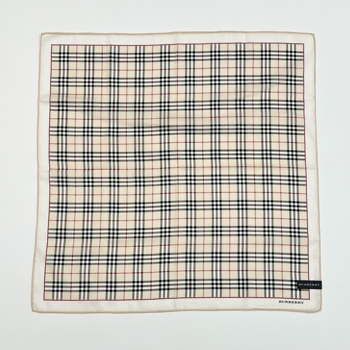 (새상품) burberry/ 버버리 쁘띠스카프 손수건 상품이미지4