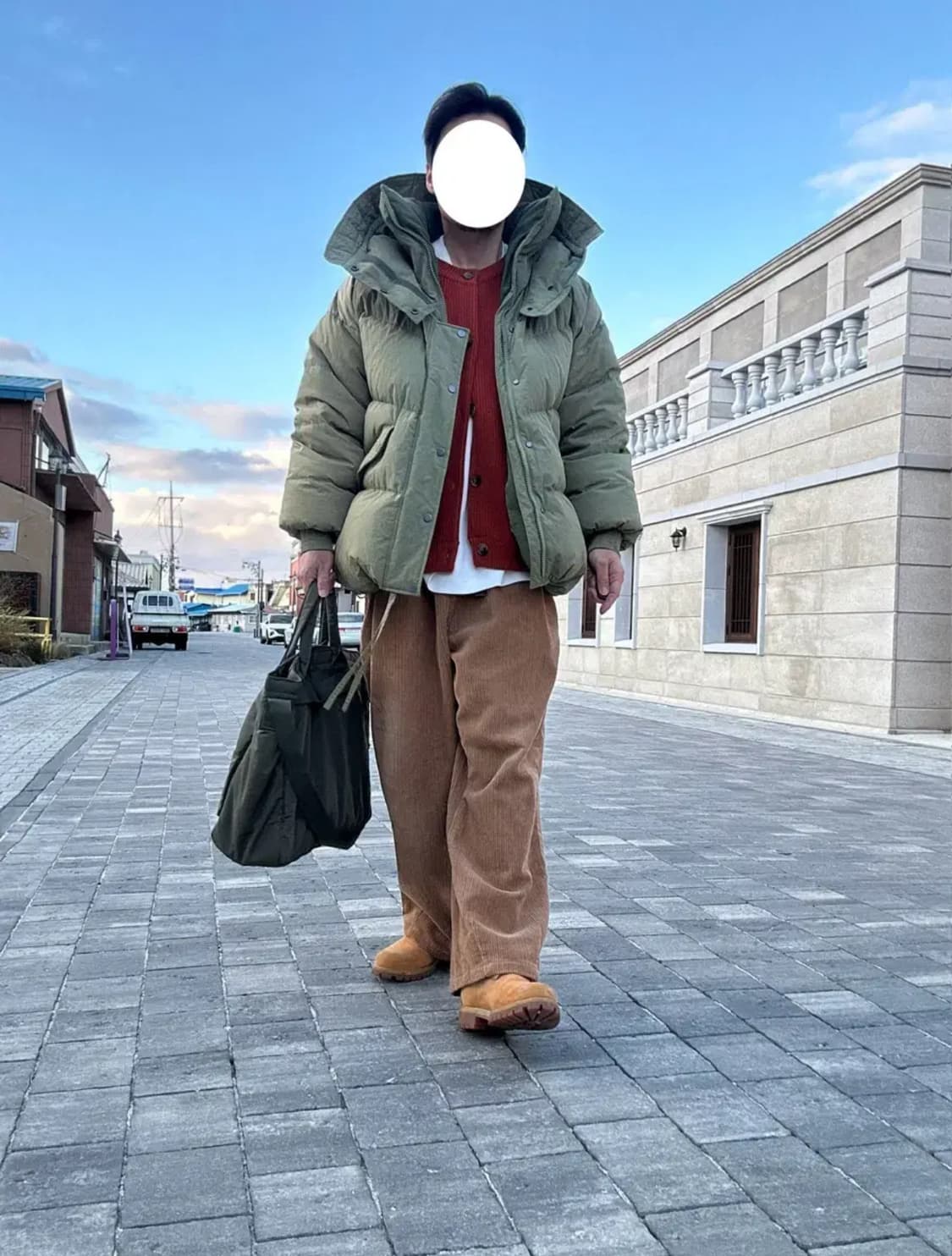 [HGBB STUDIO] BARENTS DOWN PARKA 올리브 패딩 상품이미지6