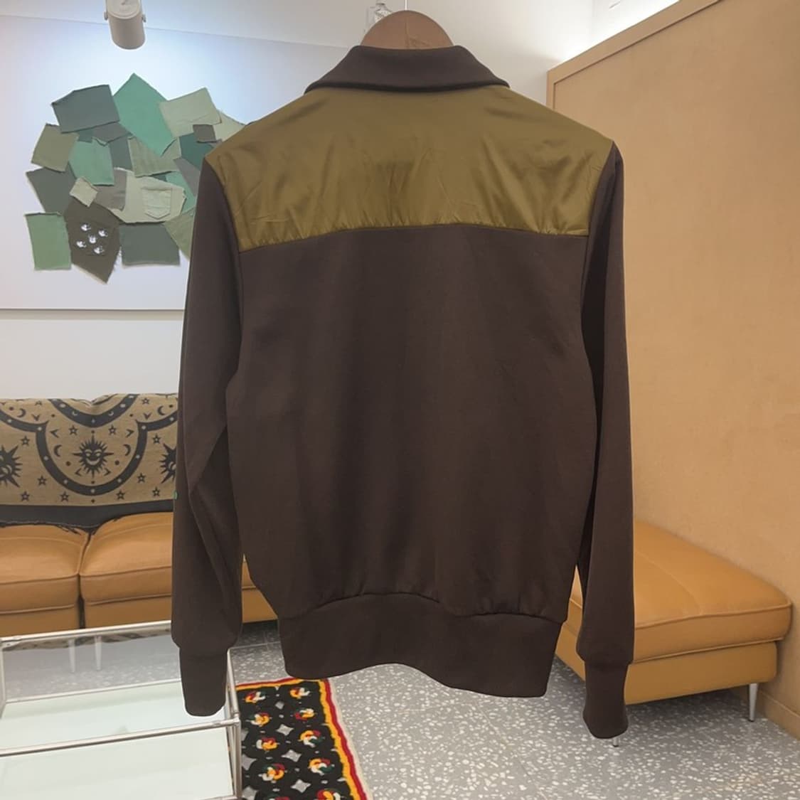 아디다스 Y2K 올드스쿨 팹믹스 카키초코 바람막이 자켓 95 C07879 상품이미지4