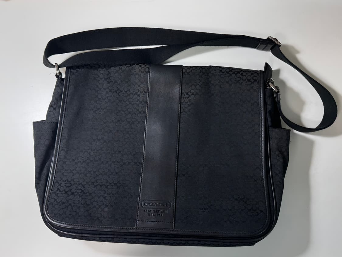 Coach F77004 Signature Hudson Messenger  상품이미지1