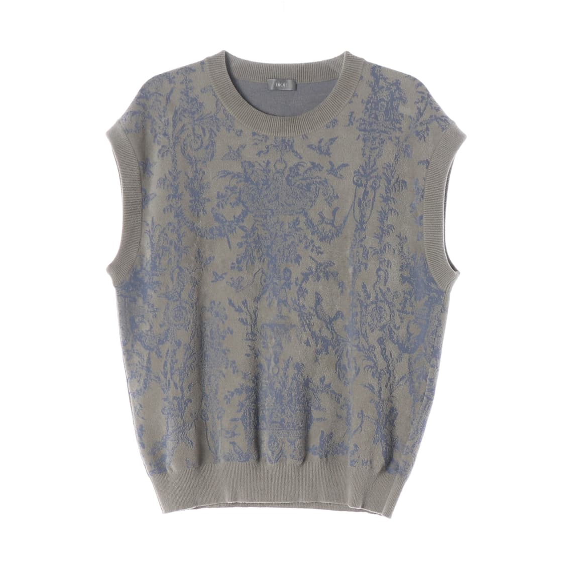 크리스찬 디올 시그니처 패턴 자카드 니트 조끼 베스트 상품이미지1