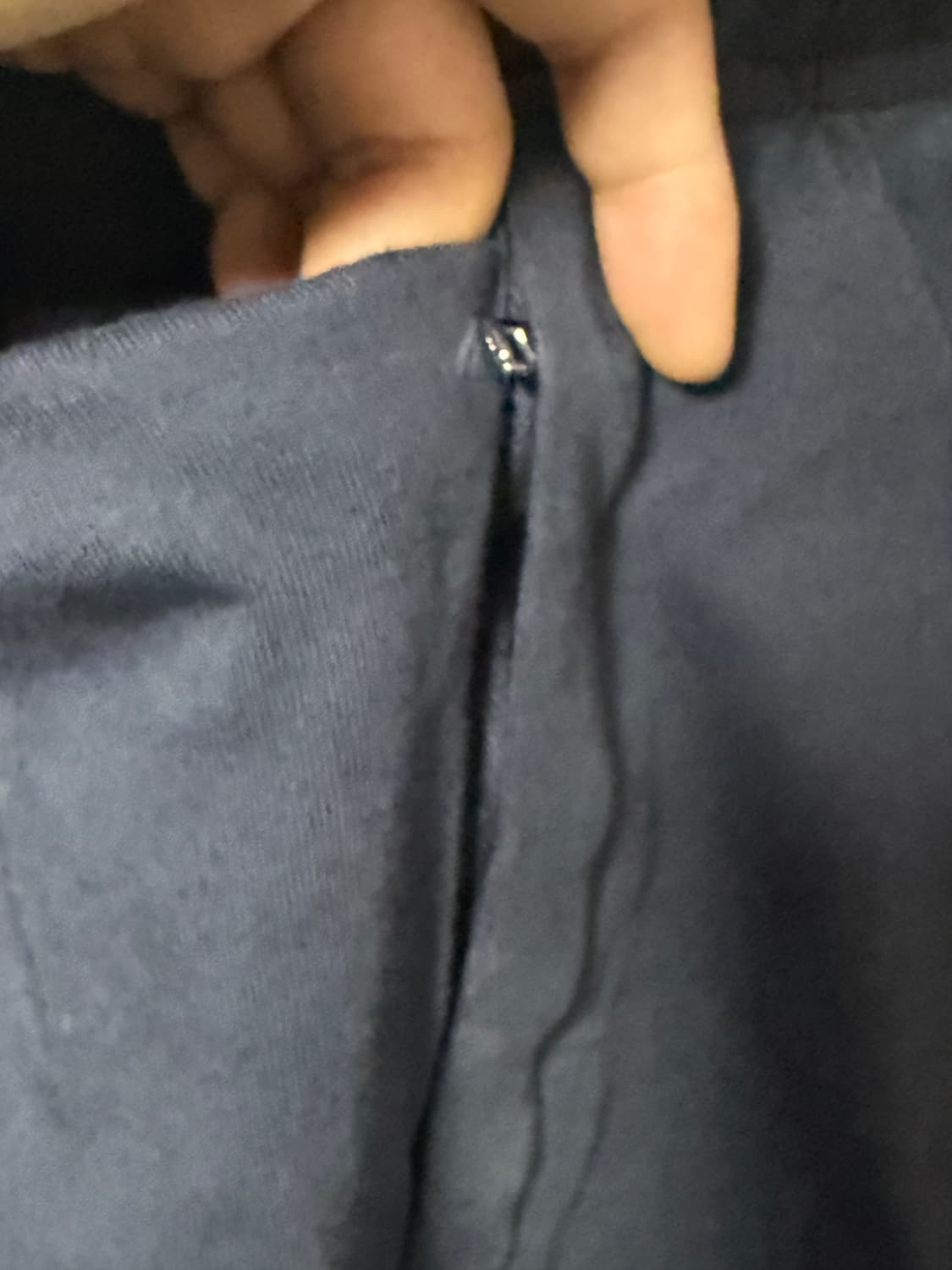 릭오웬스 앞가리개 조거 팬츠 패스포트 색상(다크 네이비) 상품이미지4