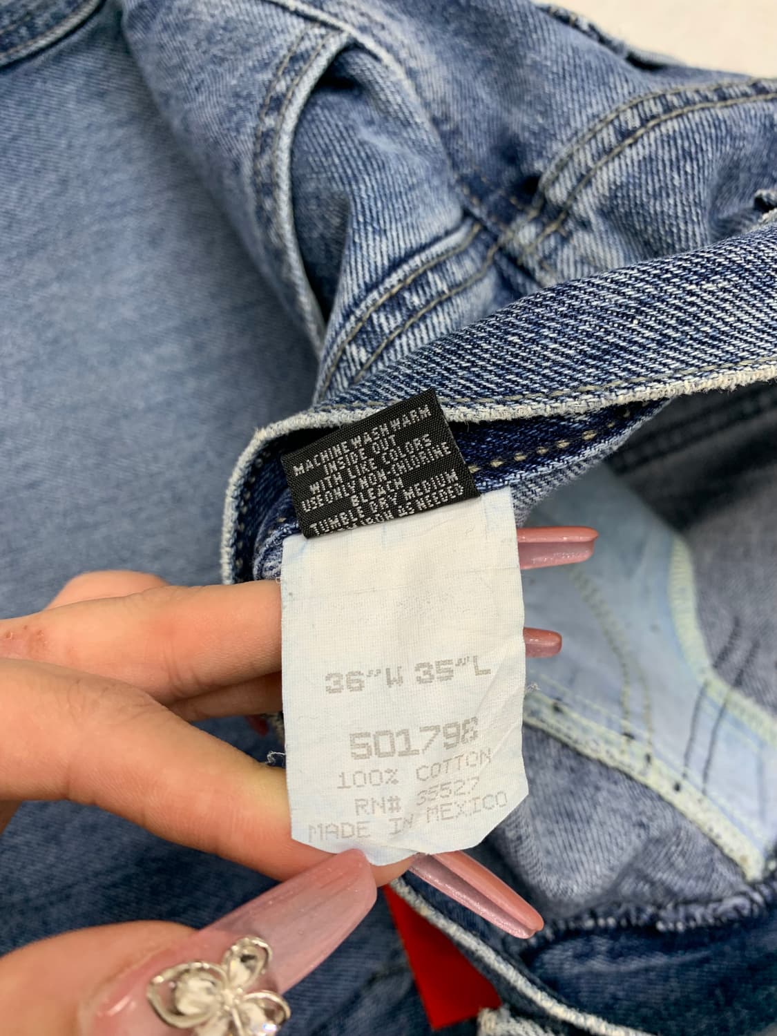 마리떼 와이드 데님 팬츠 #169 상품이미지6