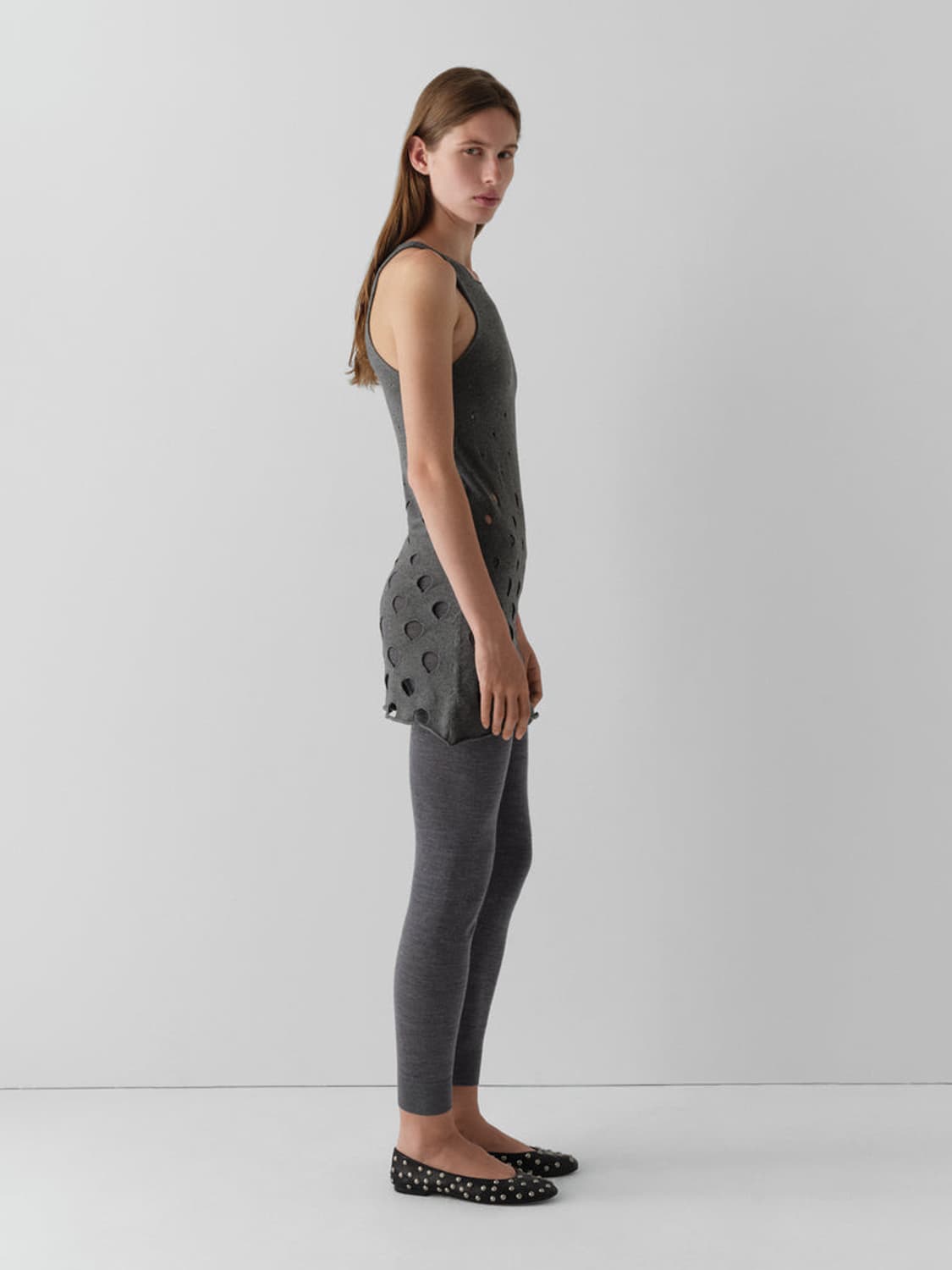 [S,M]기마구아스 Aros 드레스/그레이 상품이미지3