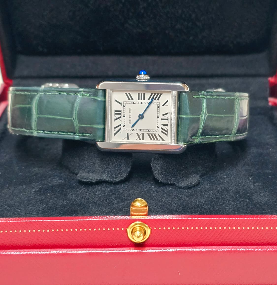 까르띠에 탱크솔로스몰 스틸 시계 (W5200005) 정품 상품이미지2