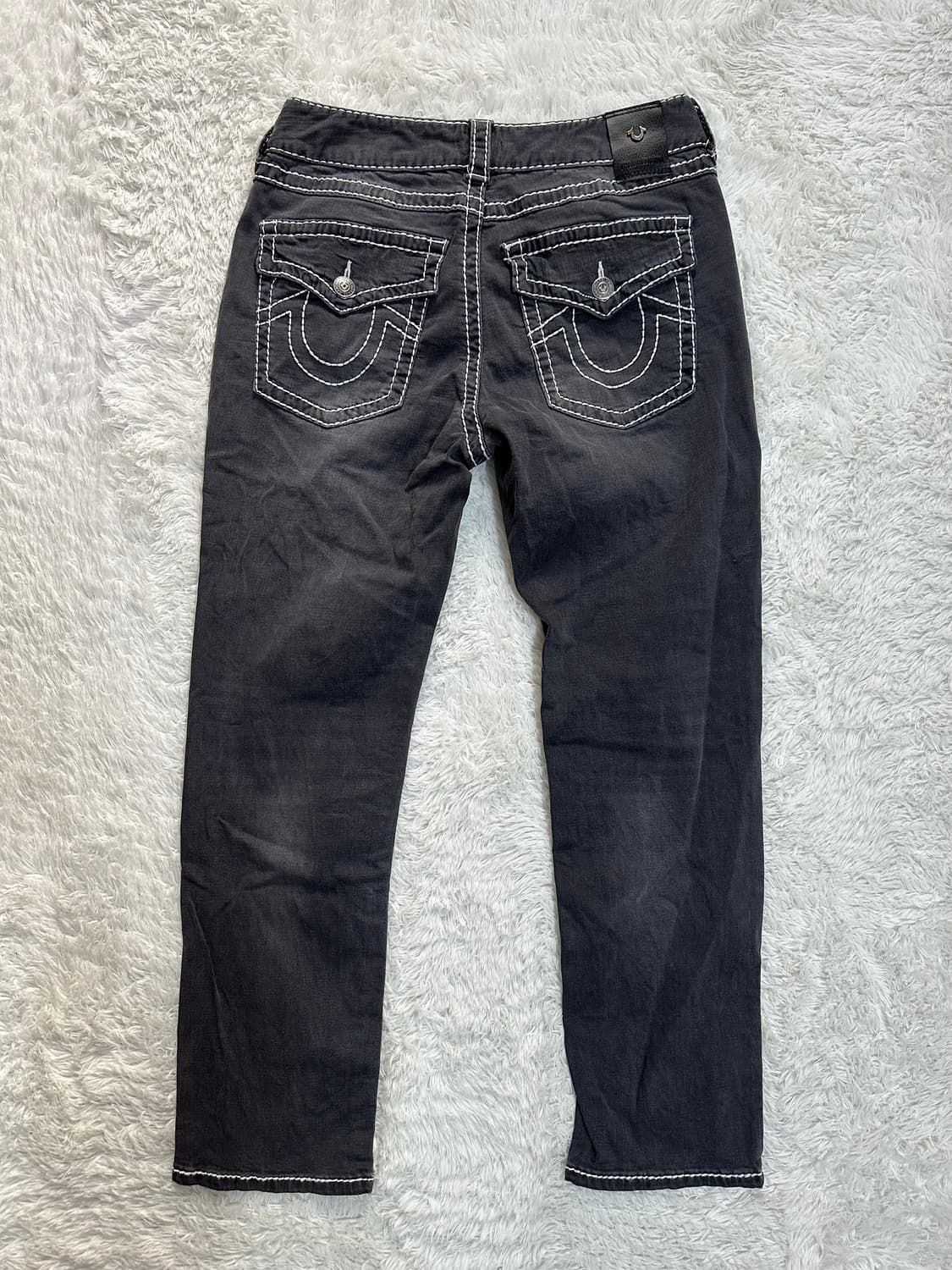 트루릴리젼 블랙 워싱 청바지 32 상품이미지6