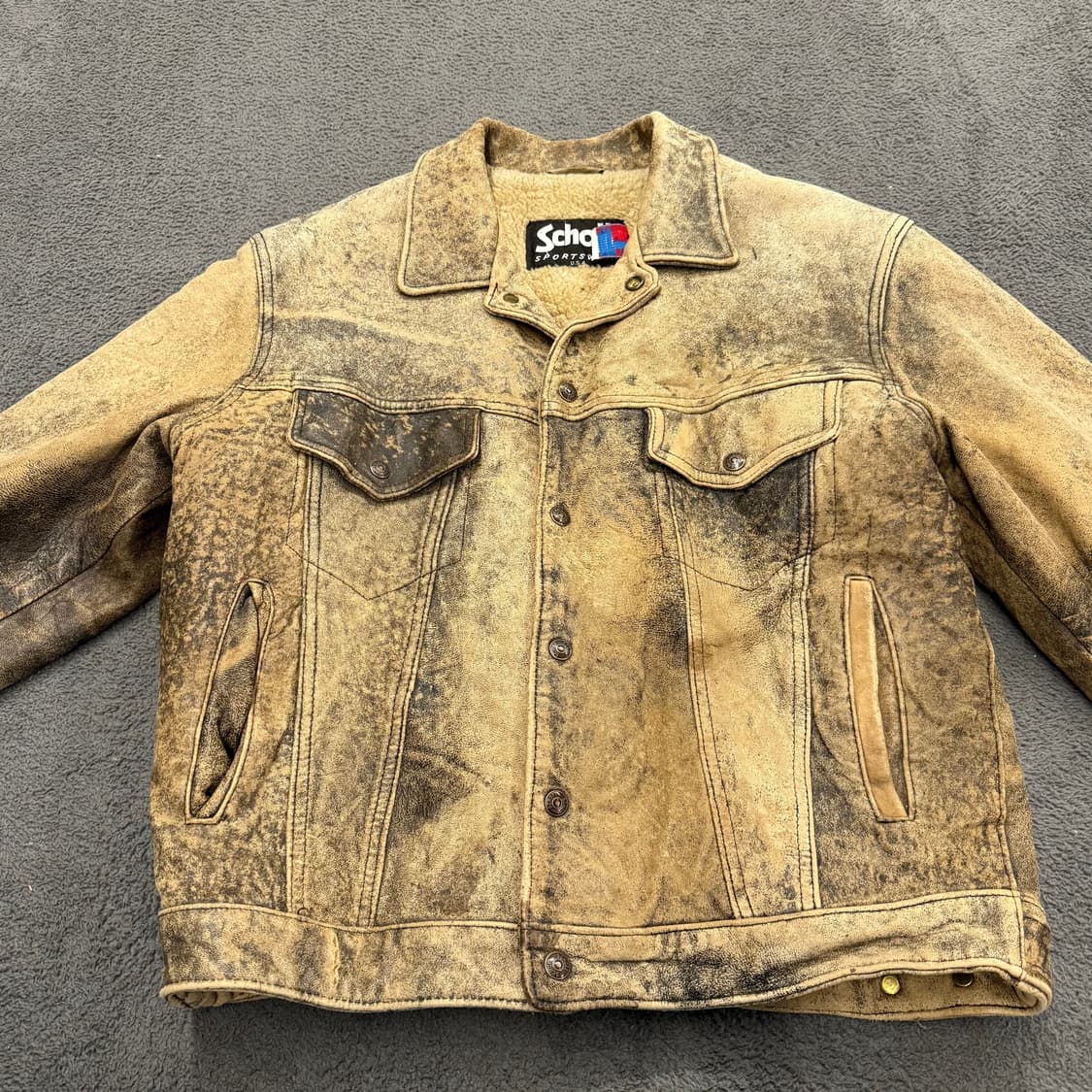 [정품/40] Schott 빈티지 가죽자켓 C1 상품이미지3