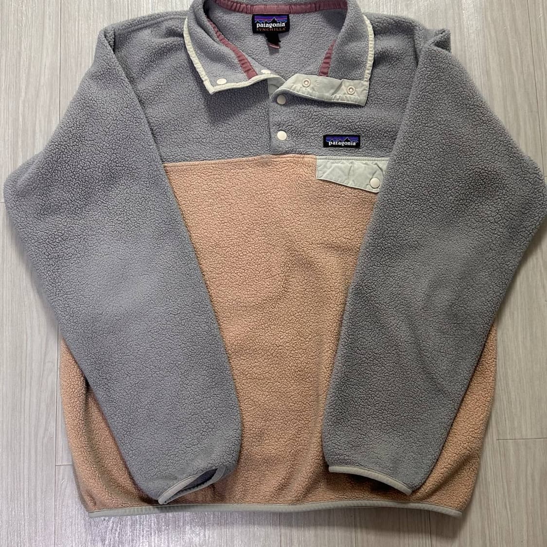 patagonia 파타고니아 신칠라 우먼 핑크 연그레이 L 상품이미지2