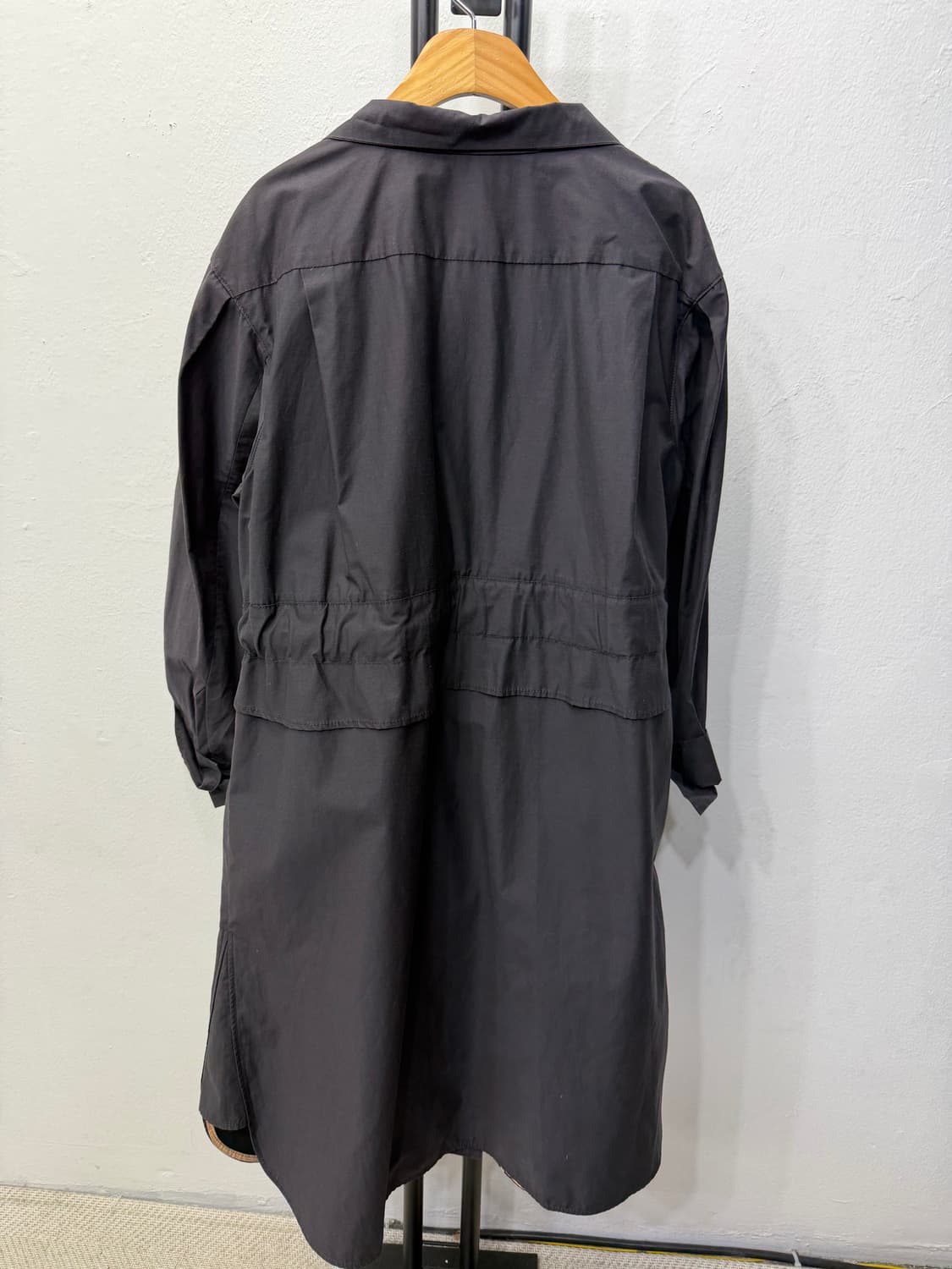 정품) MINE 마인 한섬 블랙 자켓 코트 82 상품이미지6