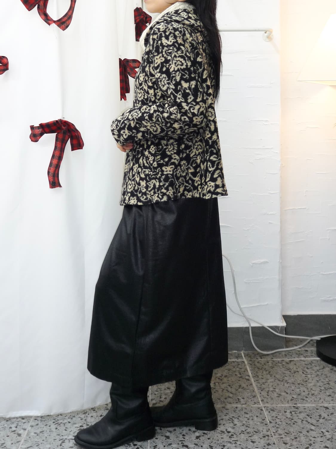 Flower patterns coat 상품이미지3
