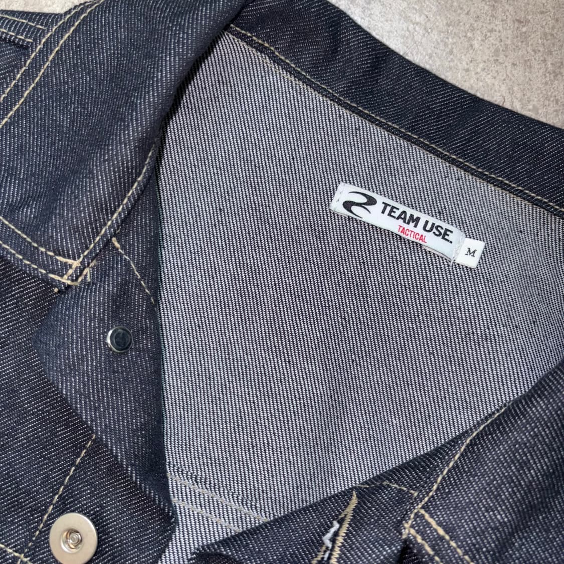 왓츠더유즈 네이비실 데님 자켓 M 상품이미지4